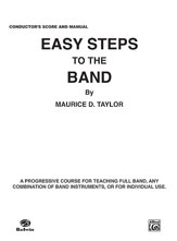 Easy Steps to Band Alto Clarinet band method book cover
